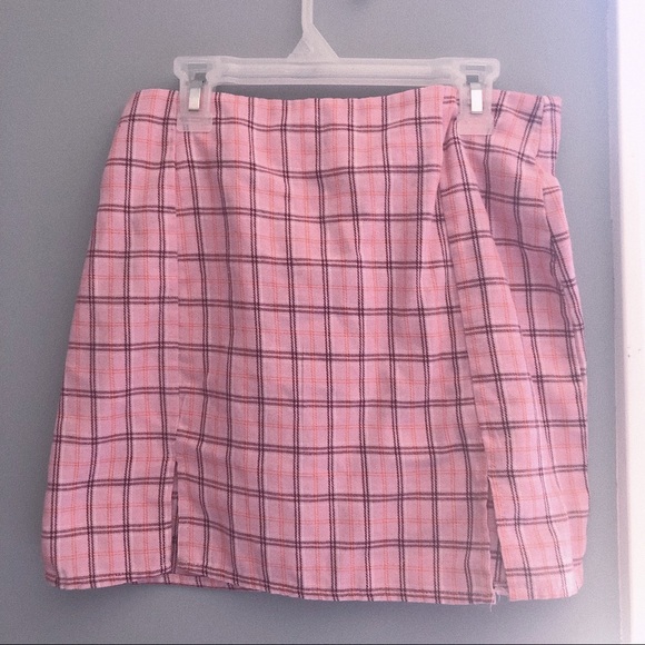 SHEIN Dresses & Skirts - Plaid High-Rise Mini Skirt